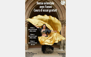 Cours d'essai Danse Orientale Niv2