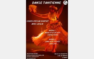 Cours d'essai Danse Tahitienne Niv2