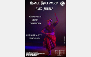 Cours d'essai Danse Bollywood