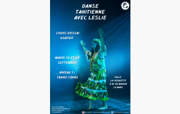 Cours d'essai danse tahitienne